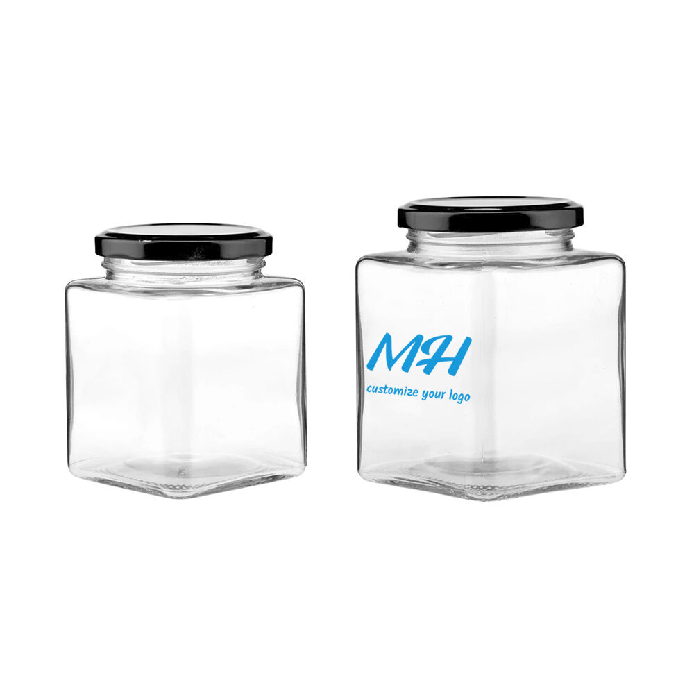 Honey Storage Containers - 380ml 500ml/16oz Glass Honey Jars