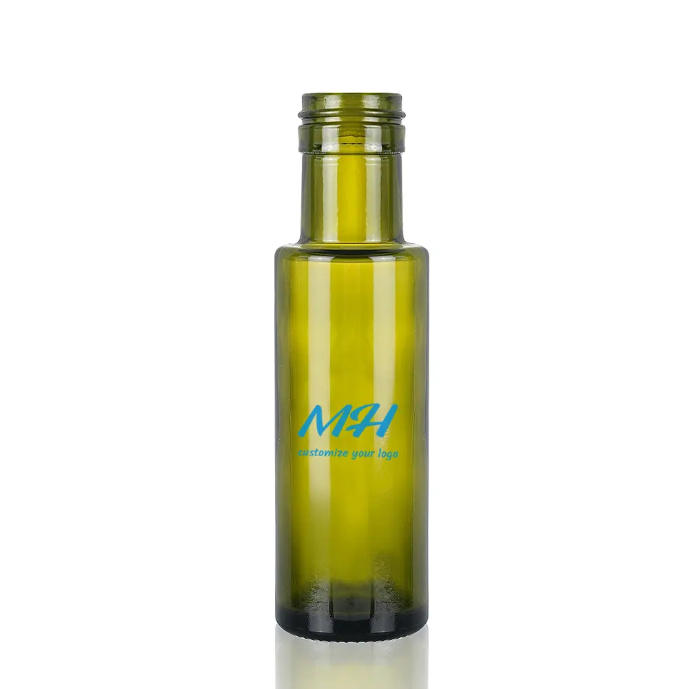 250ml Dark Green Olive Oil Bottles - Custom Glass Bottles Wholesale