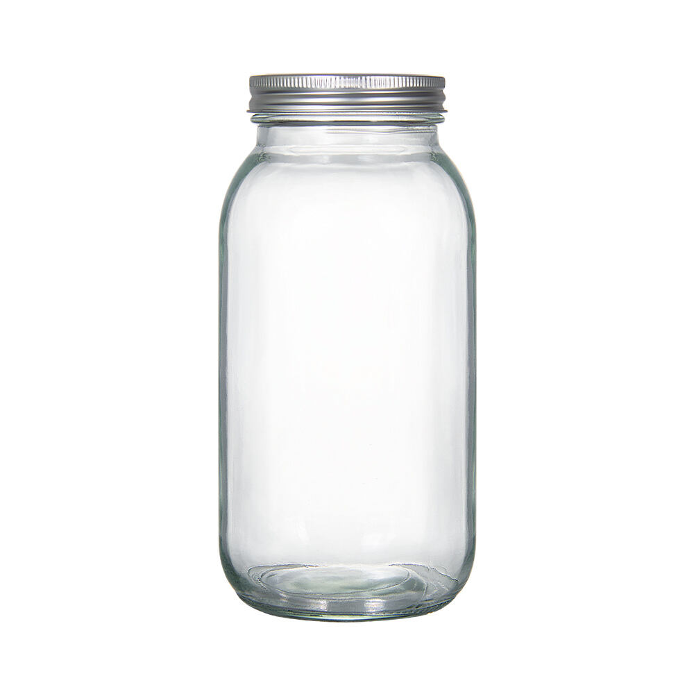 32 oz Large Glass Mason Jars With Lids