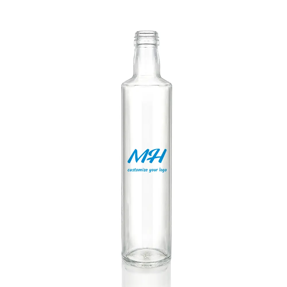 bouteilles en verre d'huile de 500 ml pour la vente en gros et l'emballage sur mesure