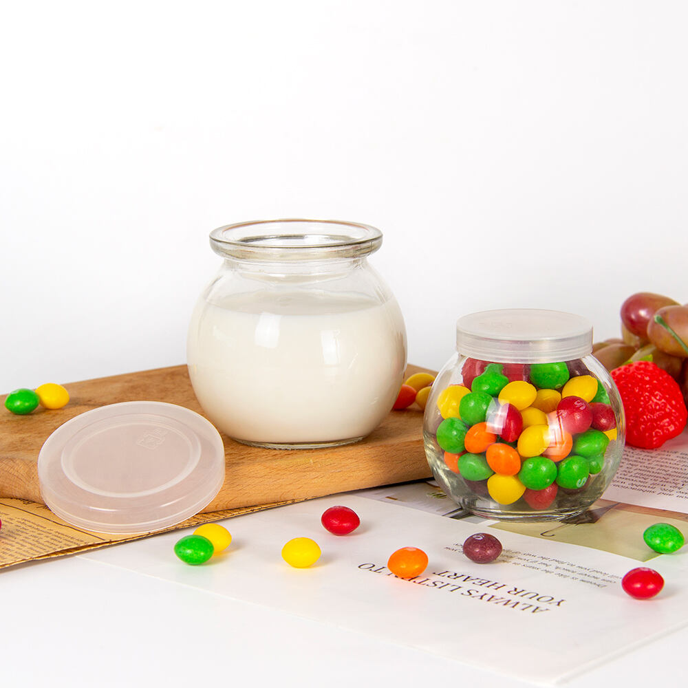 Custom Glass Jars for Yogurt