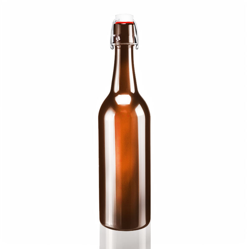 750ml Brown Glass Swing Top Bottles