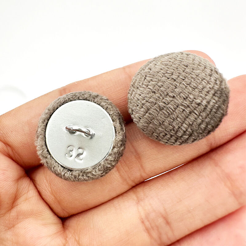 Wejoy Wholesale 19mm Iron Cover Aluminum Button Sofa Button Cover With Fabrics