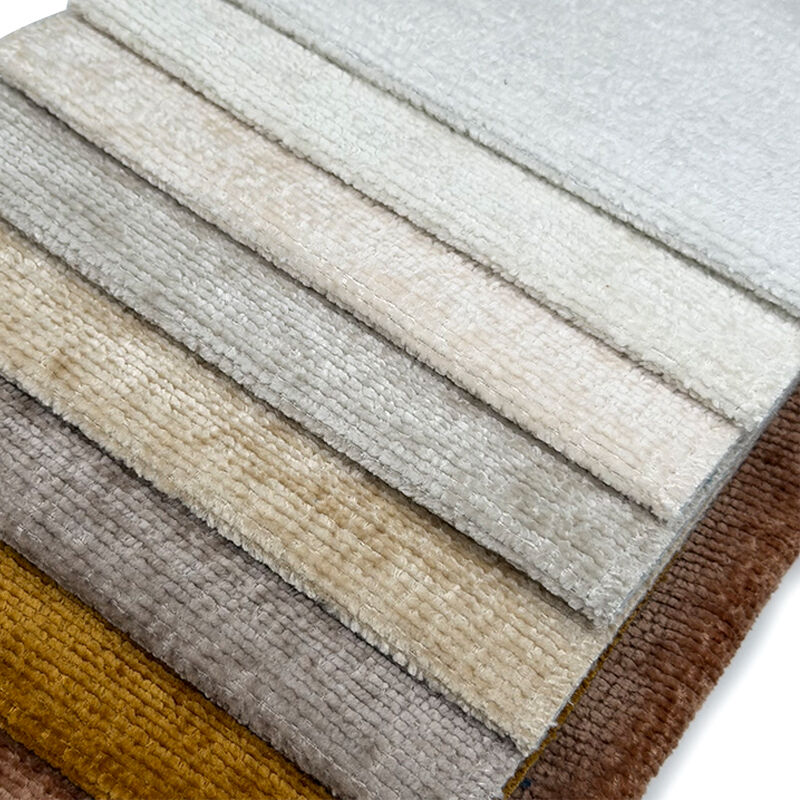 Wejoy Meistverkaufter Veloursstoff aus 100 % Polyester, 380 g/m², Chenille-Stoff für Möbel, dekorative Polsterstoffe, Sofa-Material
