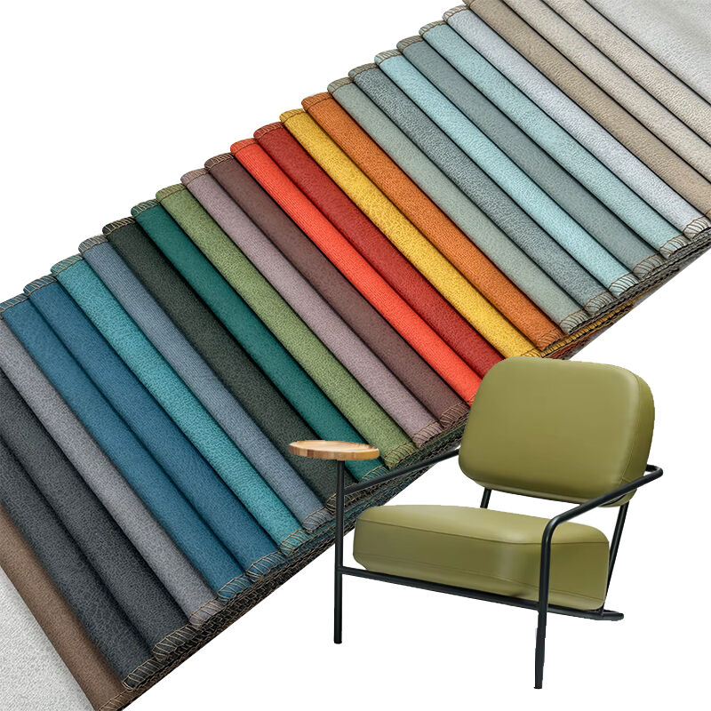 Wejoy Customizable Imitation Pvc Leather Sofa Synthetic Leather Textile for Furniture