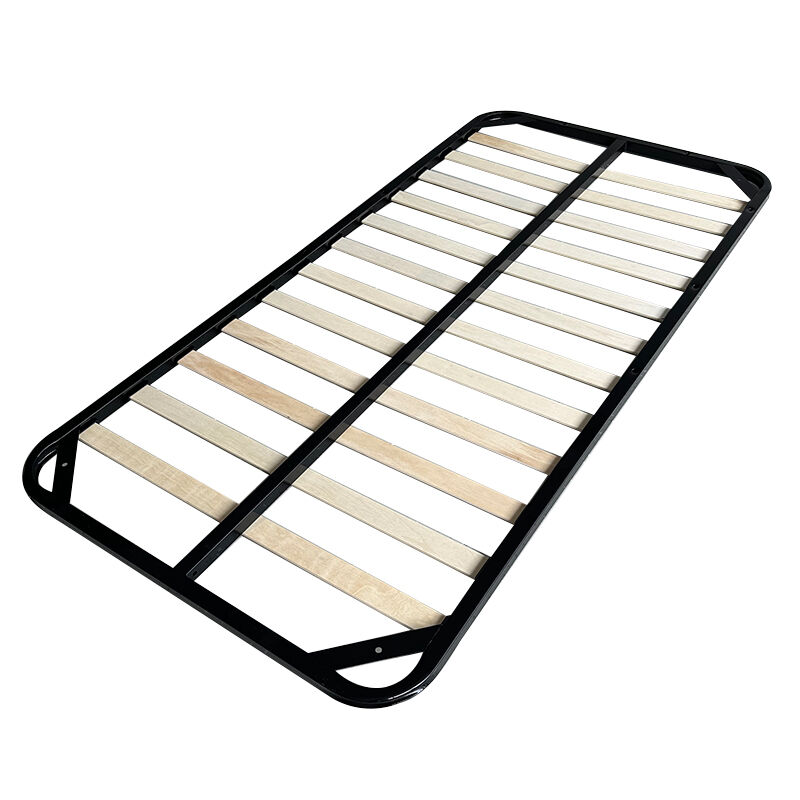 إطار سرير فردي من الفولاذ من علامة وي جوي لأثاث غرف النوم، مع آلية سرير، وسرير منصة معدني متين لتوفير المساحة والتخزين