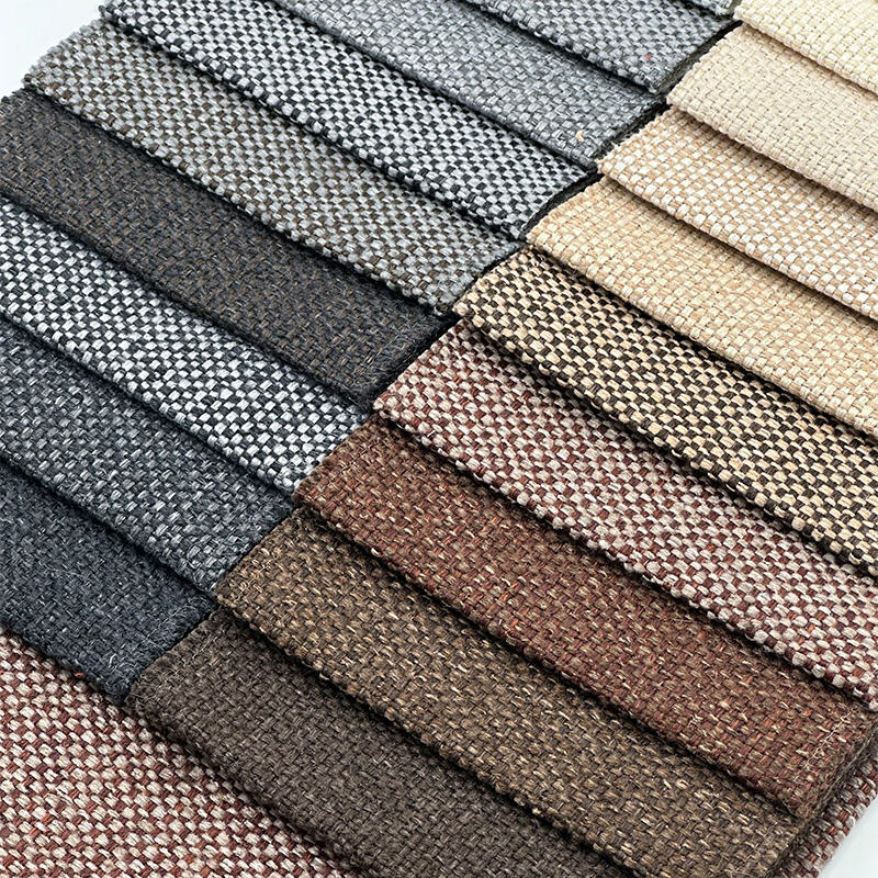 Wejoy Factory Polyester 300gsm Faux Linen Fabric of Sofa Tablecloth