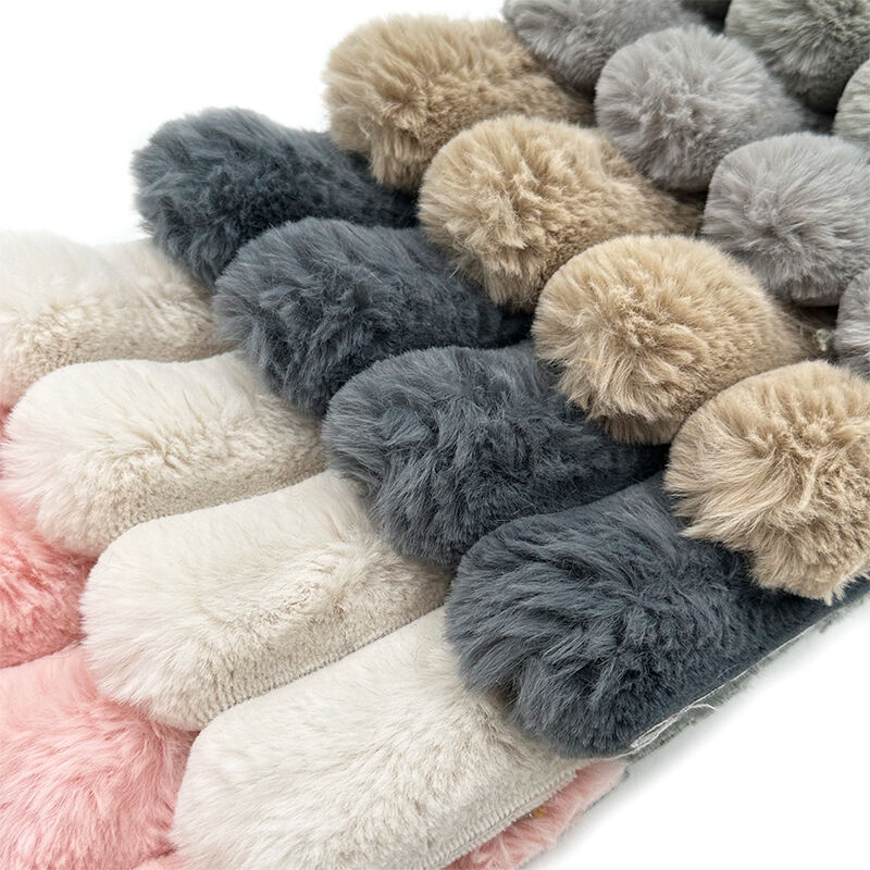 Wejoy Wholesale 480gsm 5cm Height Artificial Fur Plush Fabric Pillow Cushion Sofa Fabric