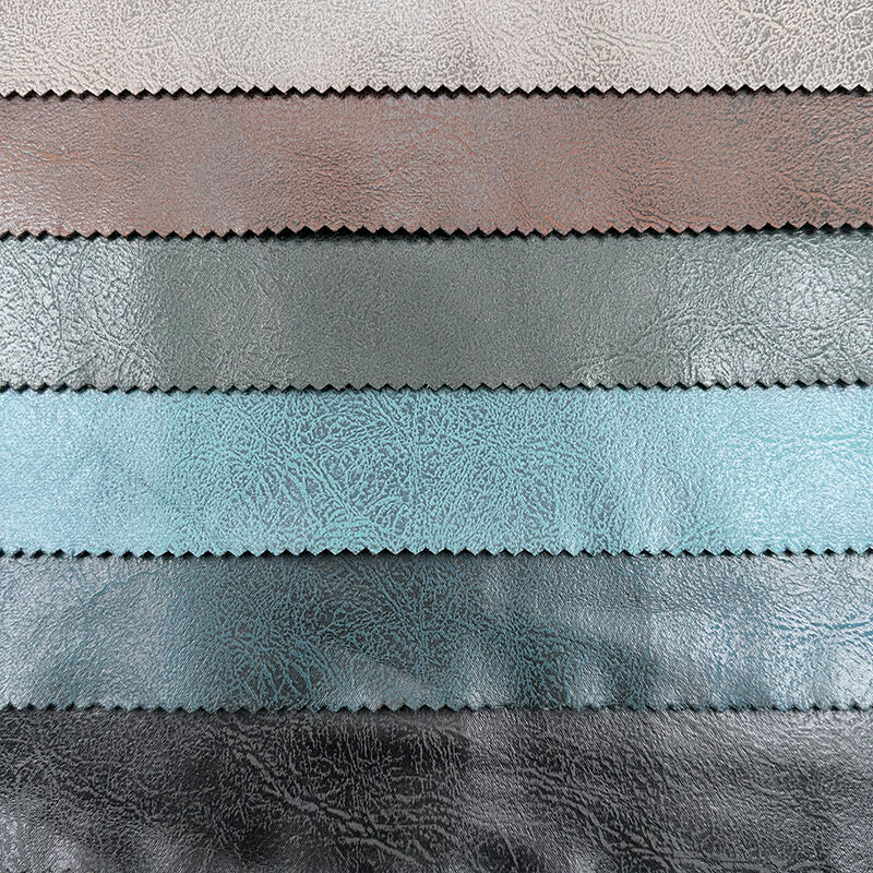 Wejoy Hot Sale Imitation Pvc Leather Velvet Fabric Synthetic Leather Textile for Sofa