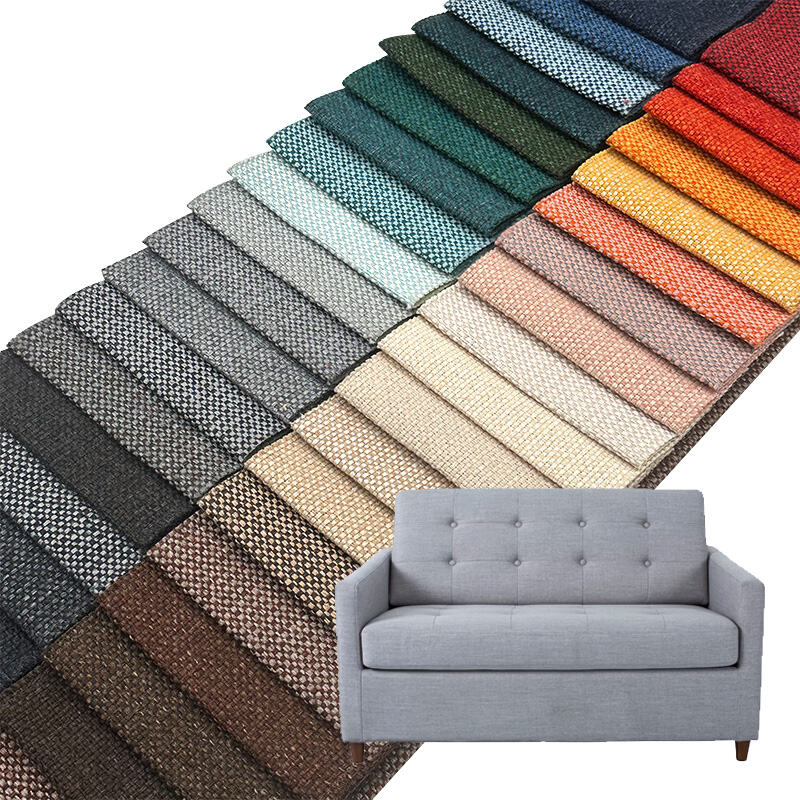 Wejoy Factory Polyester 300gsm Faux Linen Fabric of Sofa Tablecloth