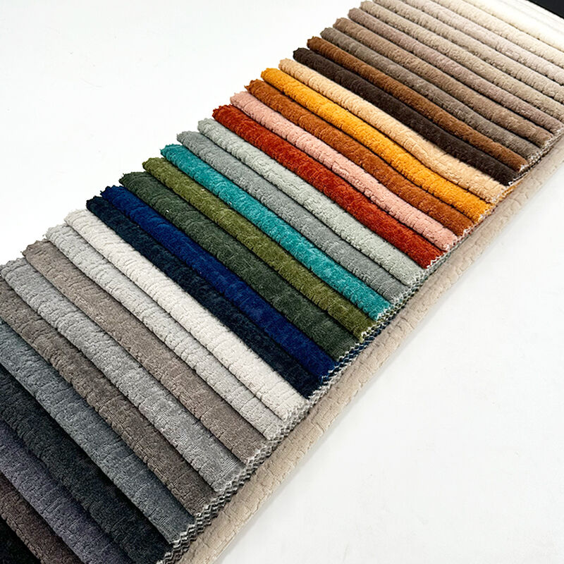 Wejoy Customized Kinds of Pattern Knitted Jacquard Chenille Fabric for Furniture Upholstery