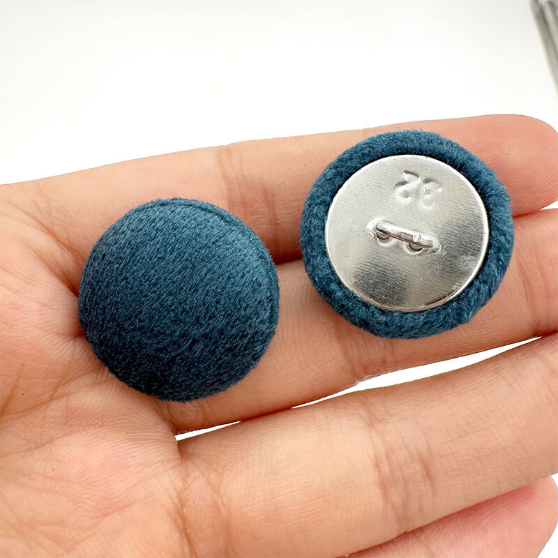 Wejoy 19mm Furniture Parts Accessories Metal Button with Fabric Covered