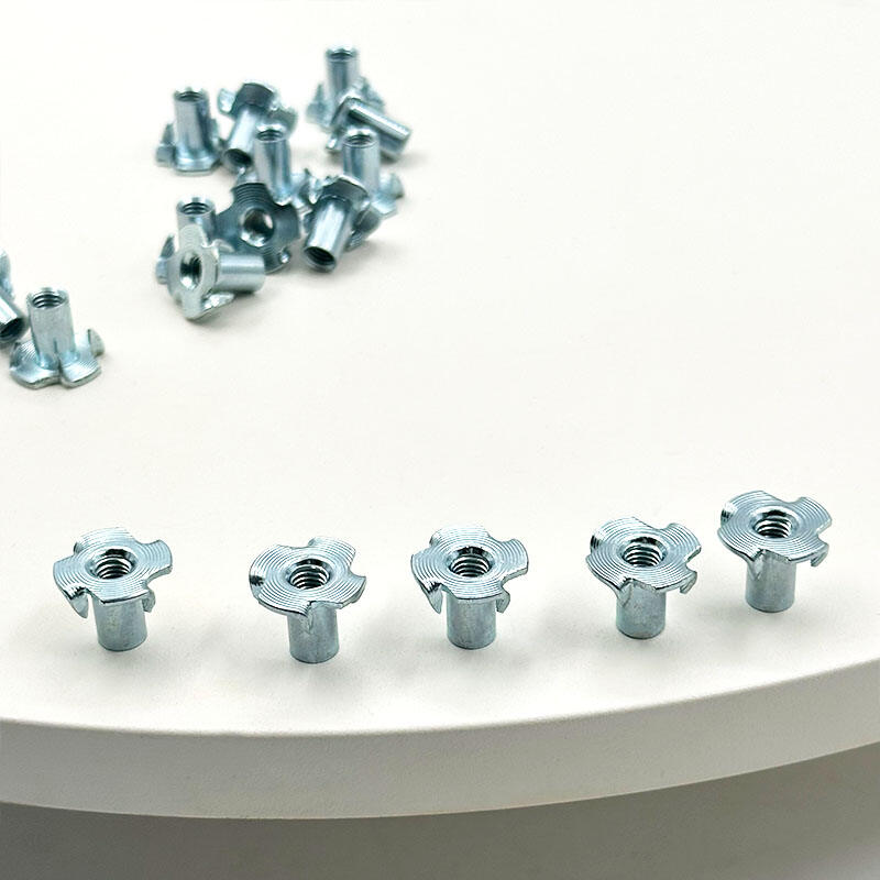 Wejoy High Quantity Galvanized Four Claw Nuts T-Slot Four-Jaw Nut Four Reverse Hook T-Nut