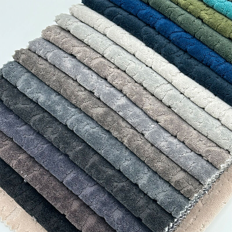 Wejoy Wholesale Polyester 480gsm Chenille Sofa Fabrics for Furniture Sofa Chair