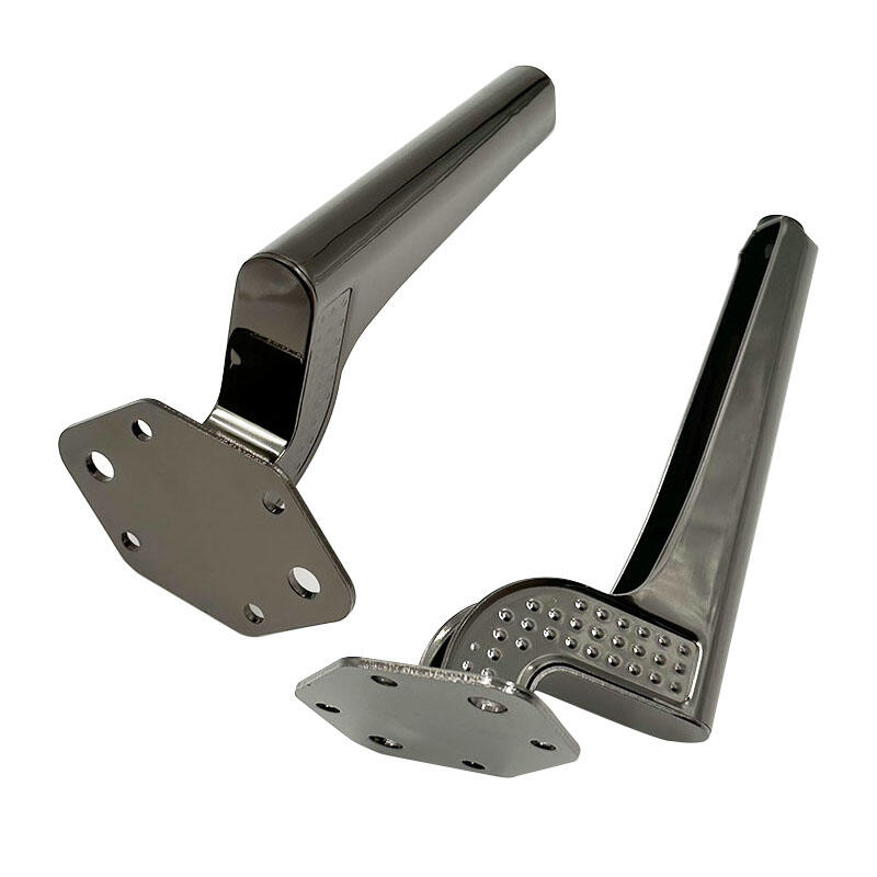 Wejoy New Design 18cm Height Gold Gun Black Furniture Metal Legs