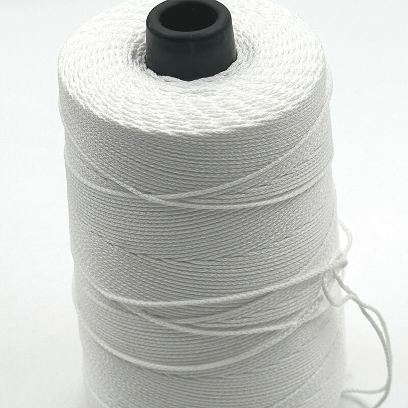 Wejoy Furniture Accessories Recycled Cotton Yarn Cotton Thread with Wound Packages Eco Friendly Yarn Sustainable Sewing Thread Recycled Fiber Upcycled Cotton for Home Textile Upholstery Craft
