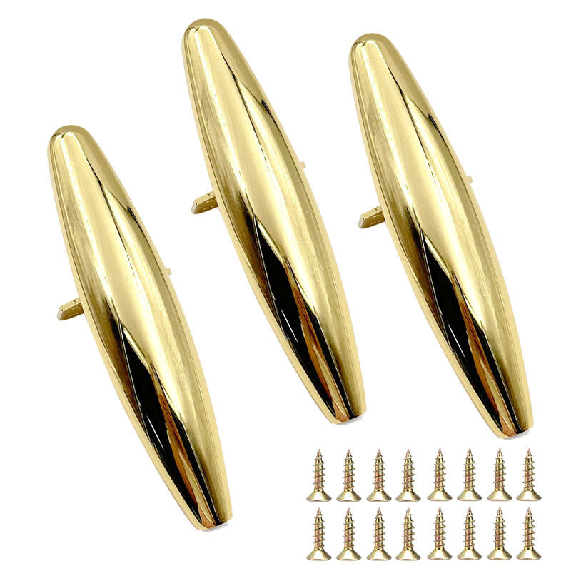 Wejoy New Modern 25cm Height Polished Golden Metal Sofa Legs for Furniture