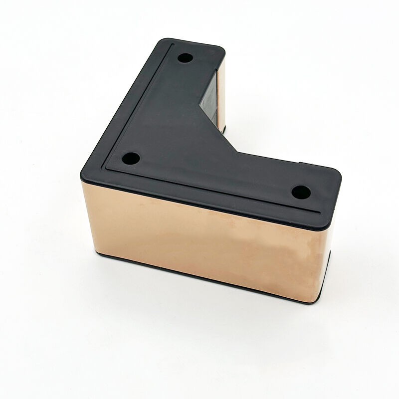 Wejoy Black Gold Silver Mirror Face 7cm Height Plastic Leg for Furniture Sofa