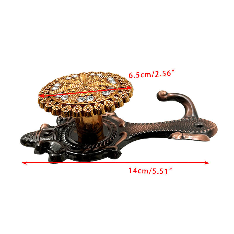 Wejoy Hot Selling Furniture Hardware New Iron Plastic Sunflower Suspension Curtain Wall Hook Floral Curtain Accessories Decorative Drapery Hook for Bathroom Bedroom Kitchen Window