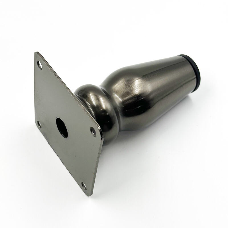 Wejoy Factory Gourd Shaped Steel Gun Black Bed Support Legs Coffee Table Legs