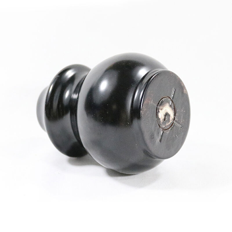 Wejoy Wholesaler Chair Parts Furniture 10cm Height Black Wooden Bed Leg