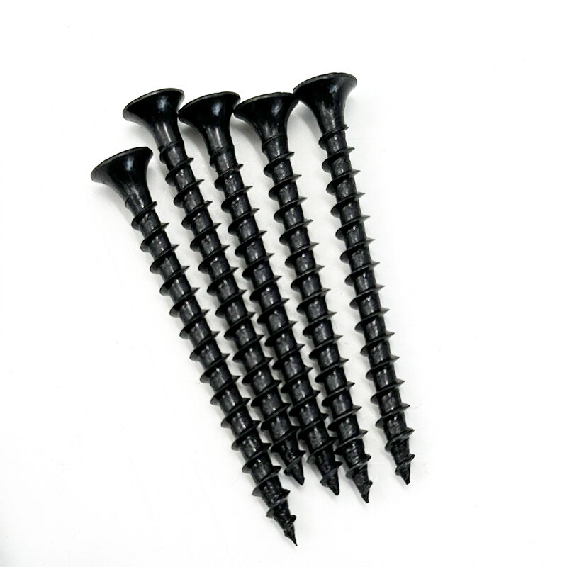 براغي الخشب من وي جوي مقاس M8 × 50 مم ذات خيوط خشنة، ذات رأس مسطح بنمط فيليبس، ذاتية التثبيت، مصنوعة من فولاذ كربوني مُغطى بأكسيد أسود، وتُستخدم في تركيب الأثاث، وتشير إلى «براغي للخشب» باللغة الإسبانية.