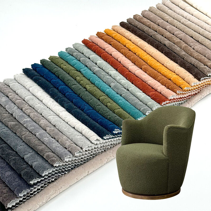 Wejoy Wholesale Polyester 480gsm Chenille Sofa Fabrics for Furniture Sofa Chair