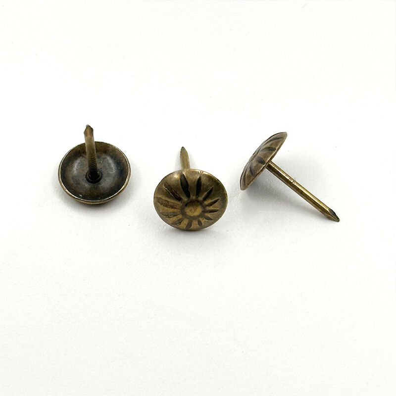 Wejoy Hardware Accessories 11*17mm Metal Iron Flower Nails for Furniture Decorative