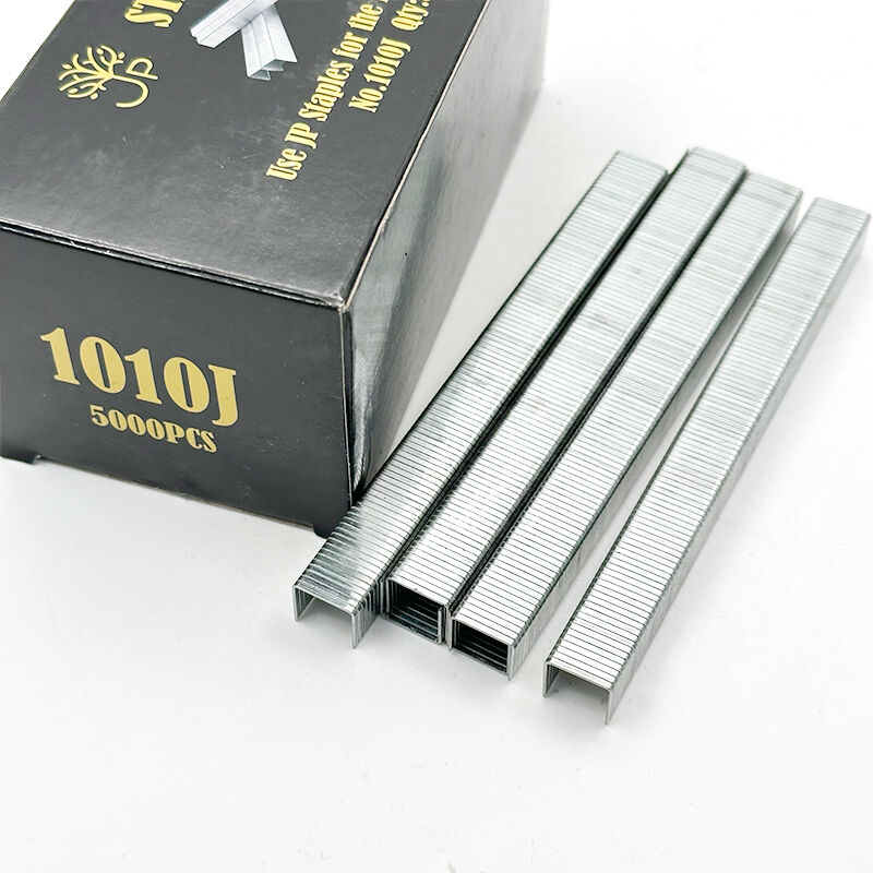 دبابيس وي جوي من نوع 1010J، بطول ساق 9 مم، مغلفنة، مخصصة للتطريز، ذات تاج رفيع من الأسلاك، وتُستخدم في أثاث الكنب والنجارة والأجهزة المعدنية وكمثبت يدوي (كود يدوي) أو مسمار.