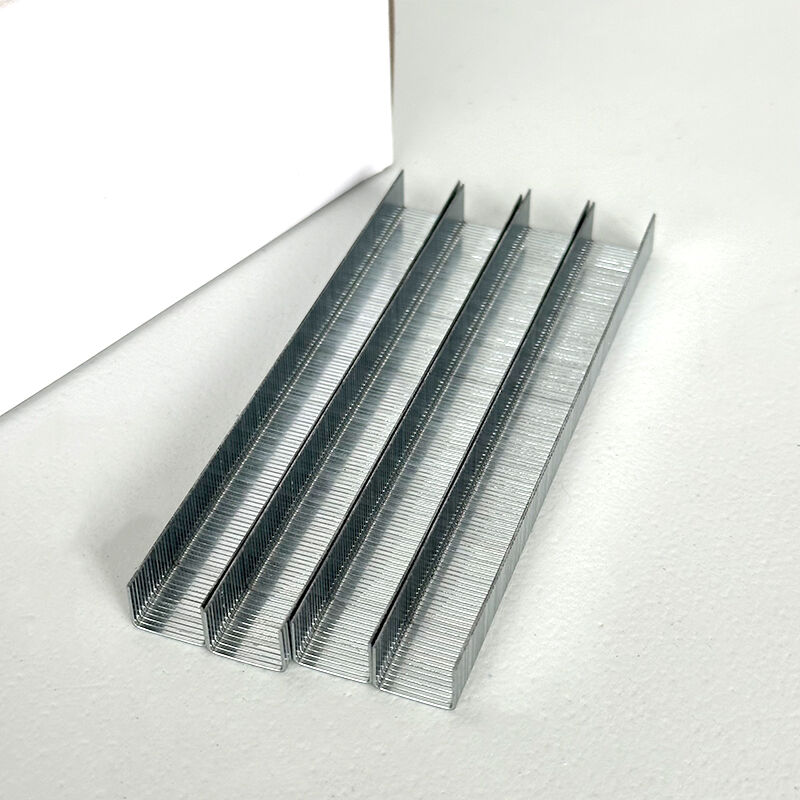 Wejoy 21 Gauge 8010 Staple 10mm Leg Length Upholstery Staples Fine Wire Crown Staple Pneumatic Staple for Sofa Furniture Wood Frame Hardware Tool Fastener U Shaped Nail Staple Gun Nail