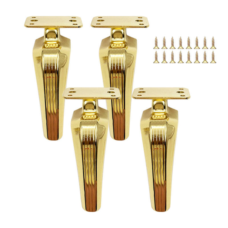 Wejoy Wholesale New Design 15cm Height Golden Color Sofa Leg Furniture Leg