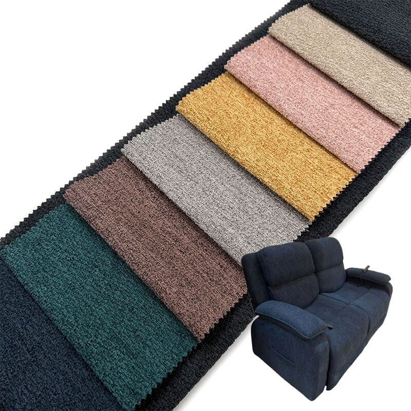 Wejoy Nuovo Arrivo 330 g, Tessuto per Rivestimento per Mobili da Salotto in Poliestere al 100%, con Motivo a Squame di Pesce Bicolore e Trama Tessuta