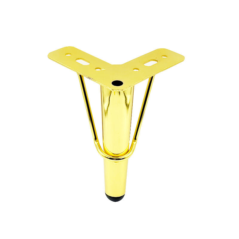 Wejoy Wholesale Modern 15cm Height Polish Metal Iron Support Legs for Sofa Cabinet