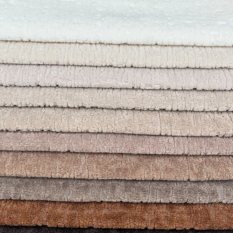 Wejoy Customized Kinds of Pattern Knitted Jacquard Chenille Fabric for Furniture Upholstery