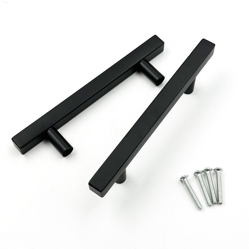 Quincaillerie de meuble Wejoy en acier inoxydable, poignée de meuble noire, poignée de porte d’armoire, tirage de tiroir, tirage d’armoire, poignées noires, poignées d’armoire, poignées de cuisine