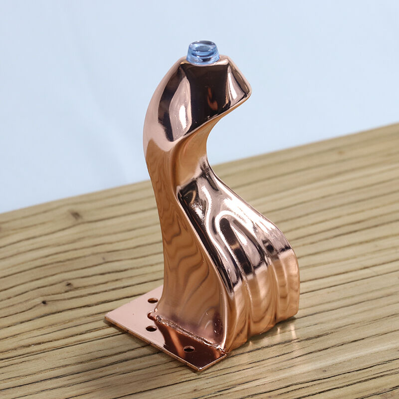 Wejoy-fabriek moderne Pies vir Meubels Metaal Chroom Anna Queen Been Yster Meubelbene Sofabespuitings Hardeeware