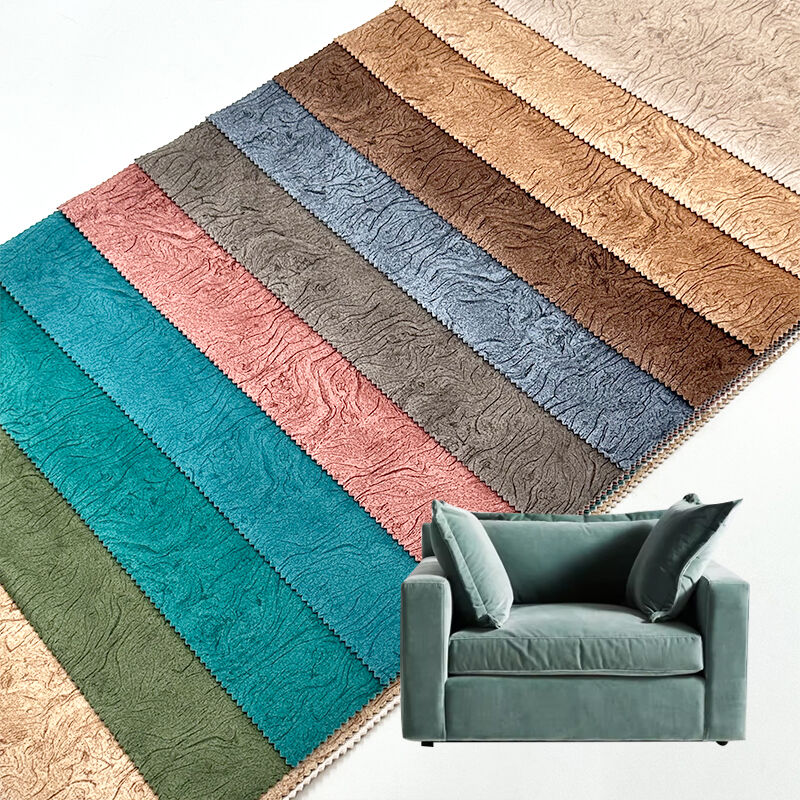 Wejoy Wholesaler Soft 380gsm 100% Polyester Printed Sofa Fabric for Couch Chair
