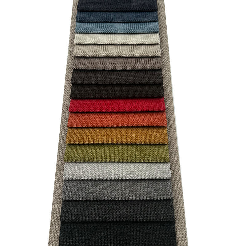 Wejoy New Design 340gsm Imitation Hemp Polyester Linen Fabric for Furniture Sofa Cover