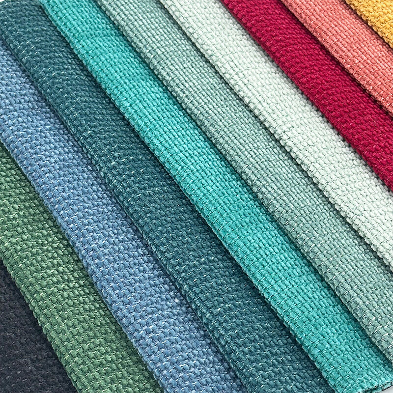 Wejoy New Arrival Customized 285gsm Check Pattern Chenille Fabrics for Upholstery Covers