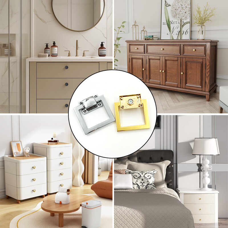 Poignées d'armoire Wejoy carrées en forme de coquillage, poignée moderne pour canapé, poignées courbées pour tiroirs, pour meubles