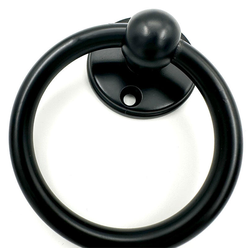 Poignées rondes noires Wejoy, fabriquées en usine, pour portes et tiroirs de meubles, quincaillerie noire mat pour armoires de cuisine