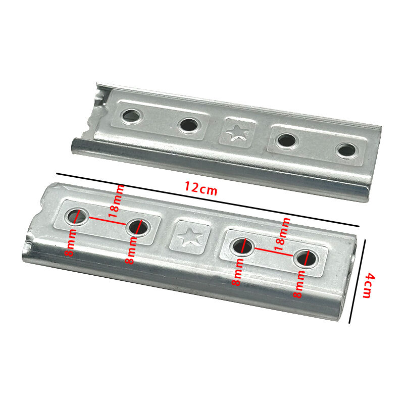 Accessoires en quincaillerie Wejoy en gros, charnières métalliques avec placage en fer pour la fixation des canapés, charnière robuste pour meubles, charnière zinguée pour canapés, quincaillerie pour canapés, connecteur modulaire, plaque de jonction, charnière plate pour châssis de canapé