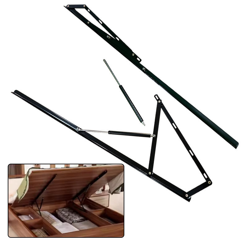 Wejoy Furniture Hinges Hardware One Set 150cm Length 60kg Bed Lift Mechanism for Storage Sofa Bed