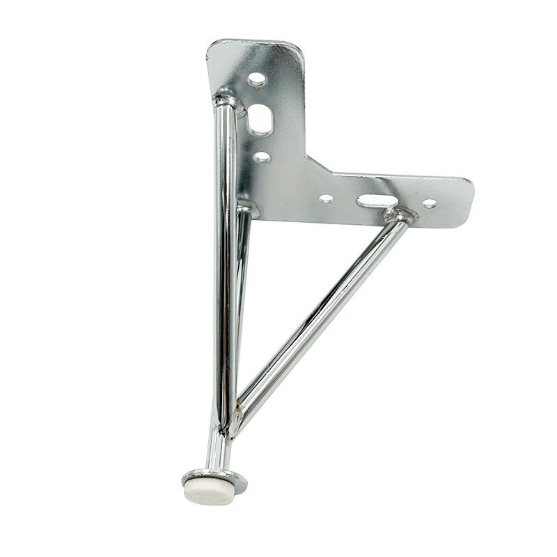 Wejoy Custom Modern Luxury Iron Chrome Triangle Sofa Legs for Home Office Living Room or Hotel Furniture