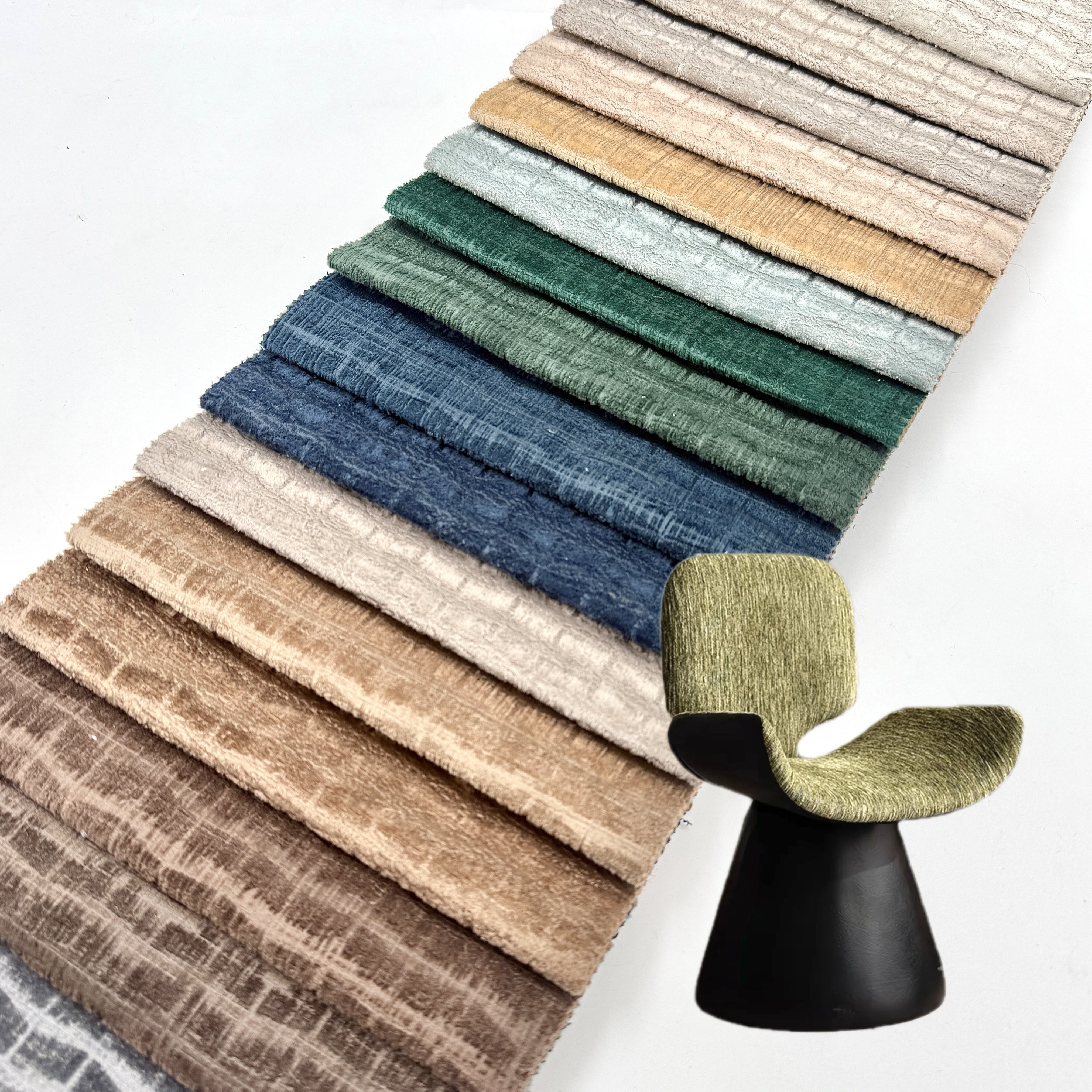 وي جوي – أفضل مبيعات النسيج المنزلي: قماش أريكة مخملية مقاوم للماء ومُنفَّذ بتقنية النقش ثلاثي الأبعاد المطاطي، قماش تنجيد لأرائك المخملية