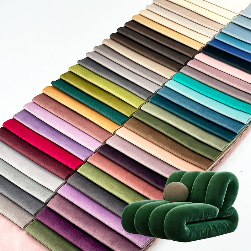 Wejoy Custom 100% Polyester Cotton Silk Velvet Holland Velvet Fabric for Home Textile