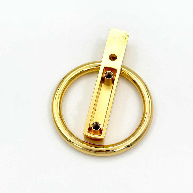 Wejoy – Usine : poignées et boutons de meuble en métal doré, avec bague ronde, tirages pour tiroirs et poignées pour armoires