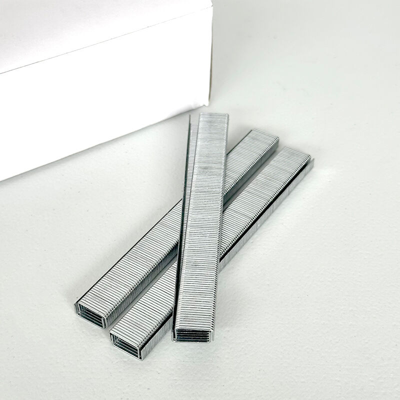 Wejoy Wholesale Metal Fastener U Type Staples 8006 21 Gauge 1/4 Inch Leg Furniture Fixation Upholstery Staples Pneumatic Staple Galvanized Fine Wire Staple