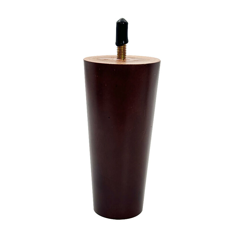 Wejoy Furniture Accessories 8cm 10cm 12cm 15cm Matt Solid Wood Tea Table Legs with Screw