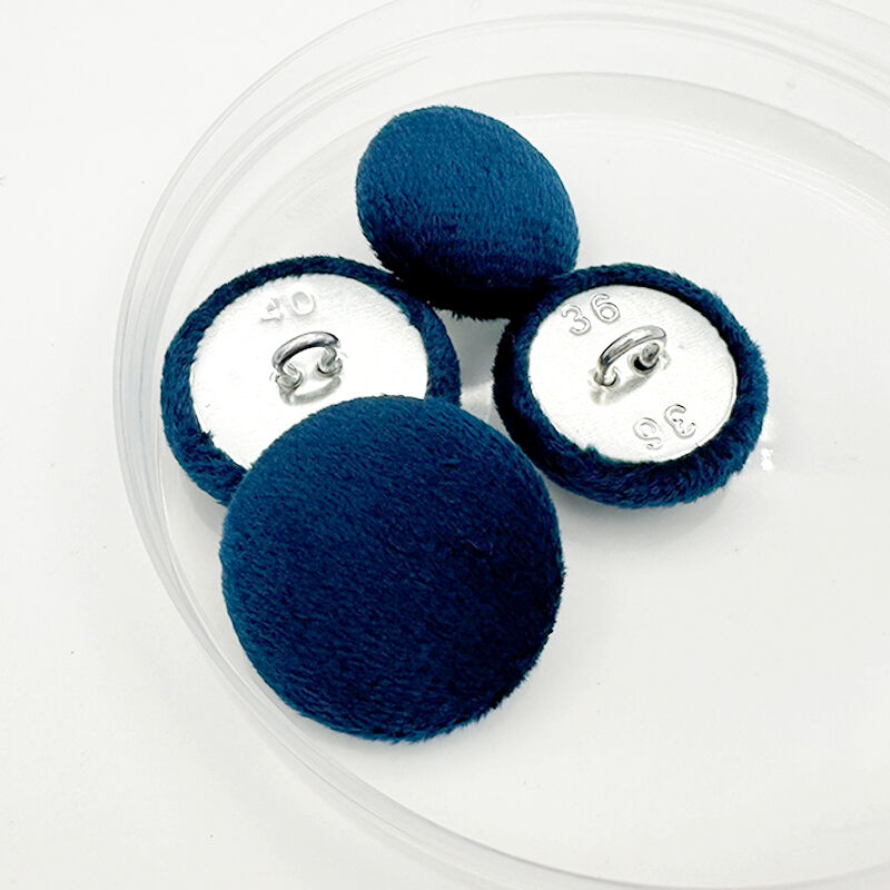 Wejoy - Copertura per bottoni in velluto di alta qualità per cucito a mano fai-da-te, abbigliamento femminile e bottoni decorativi per tappezzeria morbida